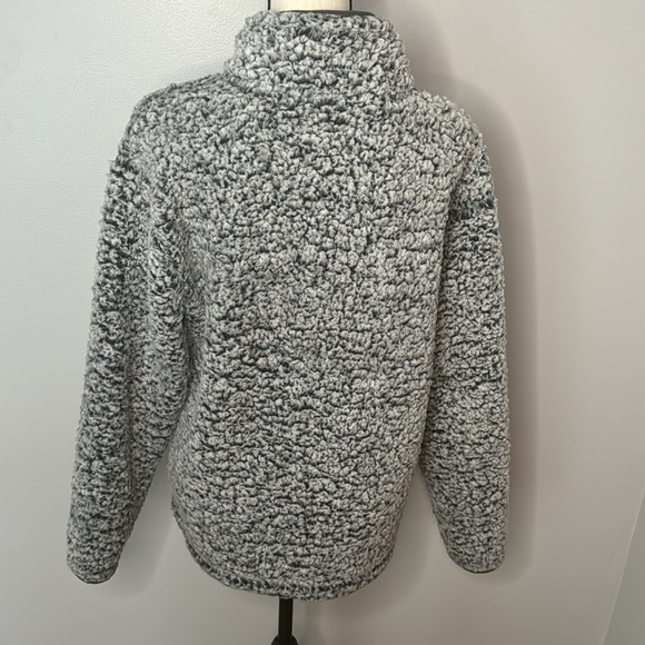 Victoria’s Secret PINK Women’s Gray Fleece/Sherpa Full Zip Jacket Sz M - Picture 4 of 6